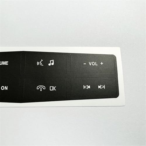 Car Air Conditioning Dash Button Sticker for Ford Mustang 2011 2012,Radio Dash Buttons Decal Replacement Stickers Auto Interior Accessories