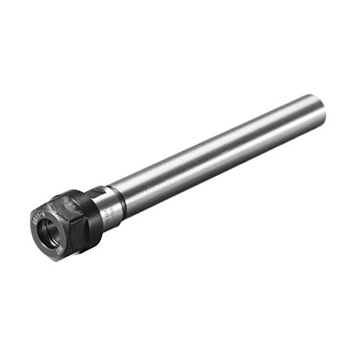 Sourcingmap C12 ER11A 100L Router Collet Chuck Extension Rod Straight CNC Milling Tool Holder, C12-ER11A-100L