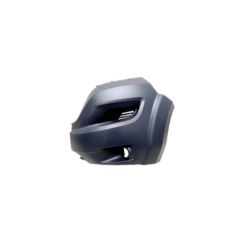 Crosse de pare-choc avant gauche noir HEAVY avec trou anti-brouillard compatible avec Fiat Ducato depuis 2014