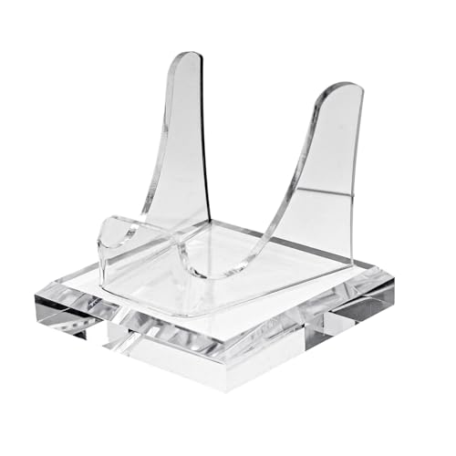 Nkmifeg - Portarocas para exposición, organizador de acrílico transparente, puerta, para piedras preciosas, fósiles, minerales, pequeños objetos de colección, artesanías, lugar de