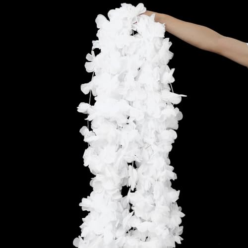 Cortina de flores artificiales KICHOUSE para ambientes románticos de bodas 5