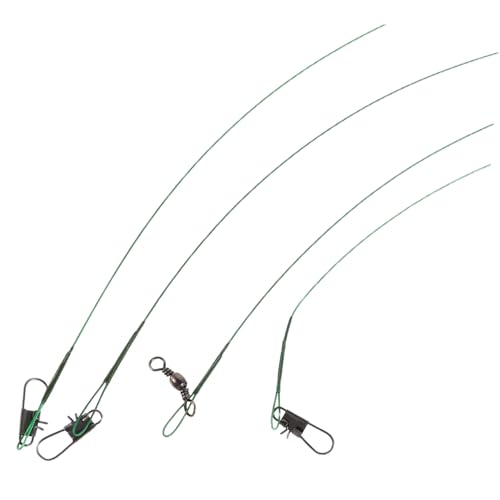 Steel wire fishing leaders con giratorios multidispositivo miniatura 3