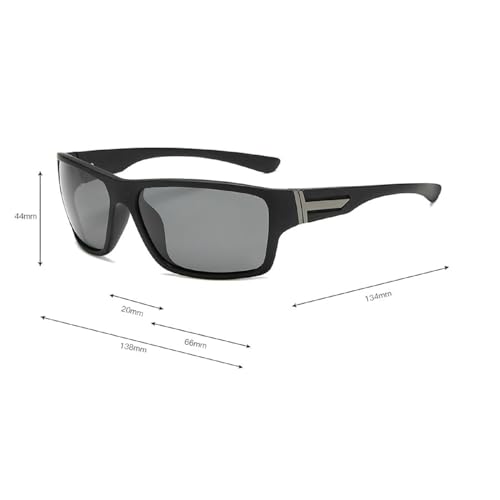 Image of Full lens Polarized Reading Sunglasses for Men Driving Running Sports Reader Square UV Protection Style Unisex