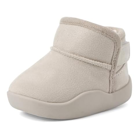 Cheerful Mario Winter Baby Booties Beige Cover