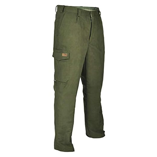 La Chasse | Robust jaktbyxa | extremt ljudlös, slitstark och tvättbar | velvetonbyxor för män | herrbyxor | byxor | Byxor av engelskt läder (114)