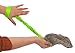 Dingo Hundespielzeug Kunstfell mit Quietsch Pelz Grün Bungee-Griff Beisswurst Mop Hundetraining Spiel mit Hund zum Tauziehen Fleece 15584-2