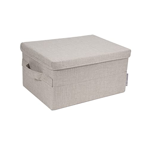 Boîte rangement pliable beige pour gain de place - 2