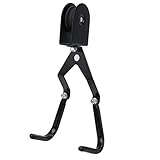 【Soporte de techo para bicicletas】 Esta percha para bicicletas, se puede instalar en una esquina del garaje, cerca de la pared, la bicicleta colgando arriba, puede ahorrar mucho espacio.