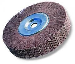 3M 741A Abrasive Flap Wheel, 1" Arbor, Ceramic Aluminum Oxide, Wheel 6" Diameter x 1" Width, Grit 60 (Case of 5)