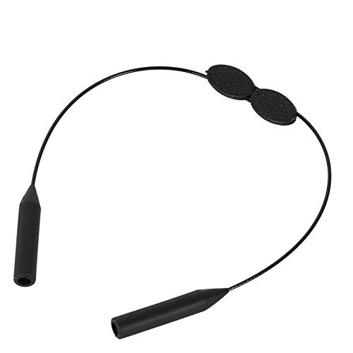 Brillenkoord – verstelbare brilhouder, ketting, halsband, touw, touw, antislip band, brilband, zwart - Image 6