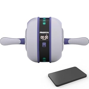 PROIRON Ab Roller Exercise Wheel,Rebound Abdominal Wheel,Abdominal Exercise Roller with Knee Pad for Abdominal & Core Strength Training,Abs Rollout Training Home and Gym