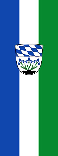 Drapeau Plattling format portrait vertical de 6m² dimensions 400x150cm pour mât - 2