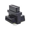 Pocket OBD2 OBDII Full 16 Pin 1 Male to 2 Female OBD Cable Splitter Extension Converter Adapter (Type_1)