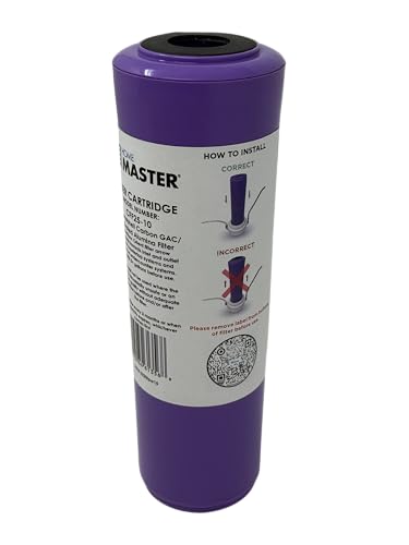 Home Master CFF25-10 Jr F2 Replacement Fluoride Filter, Fits Standard 10” Housings, Multi-Stage, Sediment, Activated Alumina, GAC Activated Coconut Shell Carbon Medias, Compression Disks,1 Count