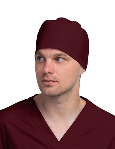Image of Solid Working Cap Scrub Cap for Women and Men Unisex Surgical Cap Comfortable and Stylish Scrub Hat