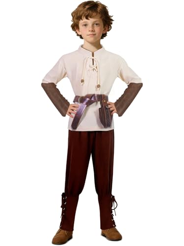 Disfraz Niño Vikingos Medievales Renacimiento miniatura 2
