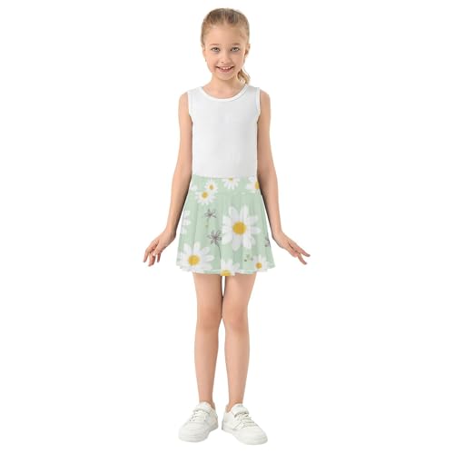 Girls Skorts with Shorts Flowy Little Girls Golf Skirt Pleated Skirt for Kids with Pockets3