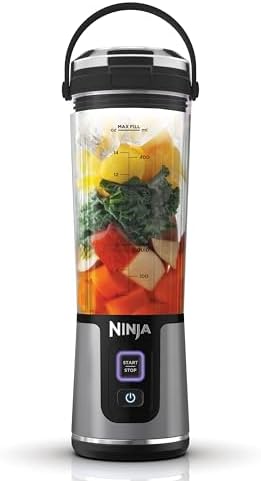 Ninja Blast Portable Blender, 530ml, Leakproof Lid & Sip Spout, P...