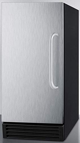 Image of Summit 45 lb. Clear Ice Maker, Stainless Steel - BIM44GADA