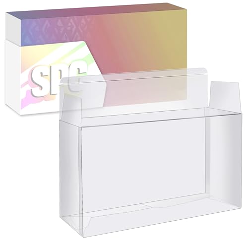 DEDC 2PCS Plastic Protector for Prismatic Evolutions Super-Premium Collection 2025 Release Clear PET Display Case 14.4x6.92x3.46 Tailored for 2025 SPC Only (Not for UPC Series)