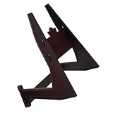 BESTOMZ Gitarrenständer Bodenhalterung für Ukulelen und Gitarren Vertikal Kompakt Zerlegbar Stabil für Zuhause und Bühne