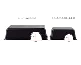 OMEM lot de 2 cachettes rectangulaires reptile, tailles S et M photo 2