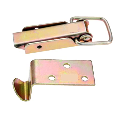 Image of 0.08 Wooden Box Catch Clasp Hasp Latch Lock Jewelry Box Padlock Toolbox Case Lock Latch Buckle Furniture Hardware 84 * 35mm