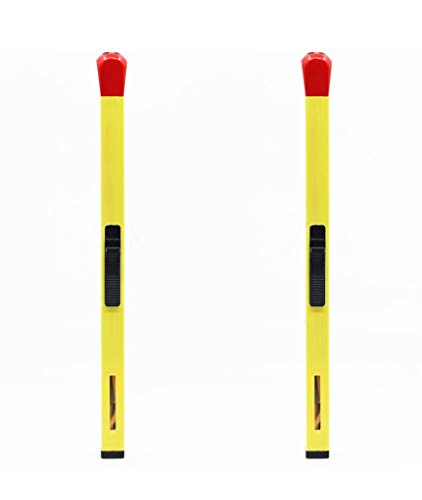Encendedor de butano en forma de llama 2 piezas miniatura 2
