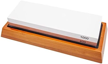 Kezuriki Premium Whetstone Knife Sharpener - 2 Side Grit 1000/6000 Knife Sharpening Wet Stone Kit w/ Sharpening Angle Guide, Non-Slip Bamboo Base - Pro Grade