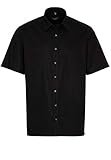 Artikelnummer: 1100/39K198 ETERNA Kurzarm Hemd COMFORT FIT Popeline unifarben- Gr. 45, Schwarz
