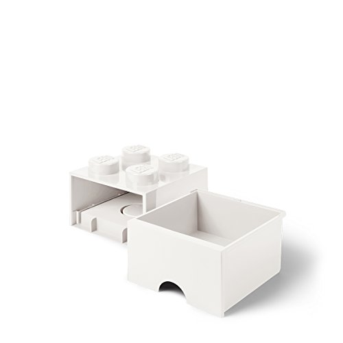 Room Copenhagen Schublade Brick drawer 4", Plastik, Weiß, 25 x 25 x 18 cm – Bild 4