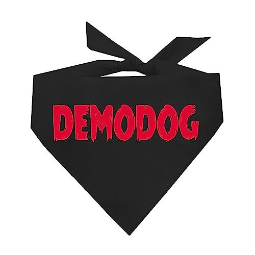 Demodog Dog Bandana | 100% Cotton Triangle | Made in USA | Hallow...