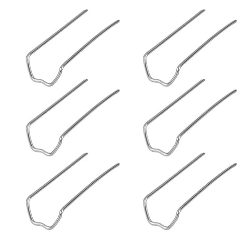 100 pcs 1.7 inch Long Silver Floral PinsFloral U Pin Fern Plant PinGreening Pins for Straw Wreaths Bouquet Plants Fern Moss & Craft Projects.
