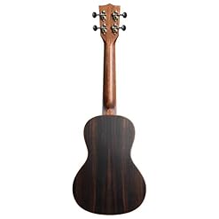 Kala KA-SSEBY-C Solid Spruce Top Striped Ebony Concert Ukulele w/Geartree Cloth - Les Beatles, Paul McCartney, John Lennon, RIngo Starr, George Harrison Kala KA-SSEBY-C Solid Spruce Top Striped Ebony Concert Ukulele w/Geartree Cloth – Image 2