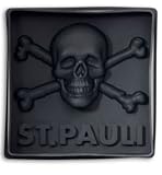 st pauli nachrichten 1971  FC ST.PAULI BACKFORM Totenkopf