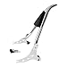 26 Inches Chrome Fatboy Sissy Bar, Detachable Passenger Backrest Rear Pad Fit for Harley Fat Boy FLFBS 2018-2024 Breakout 2013-2024