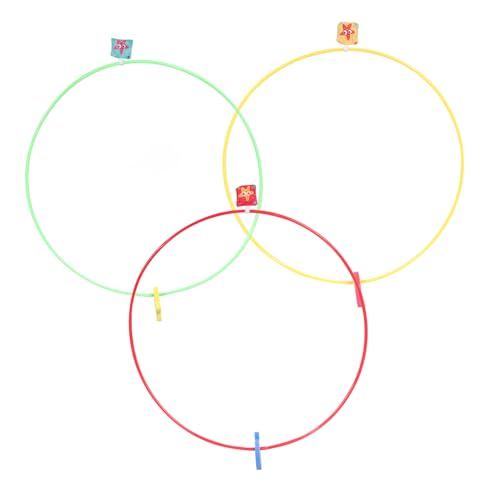 Generico 3 Pz Cerchio di Allenamento Galleggiante Anelli di Immersione per Piscina Giochi da Piscina per 4 agli 8 Anni Giocattolo da Piscina Giocattoli da Piscina Plastica