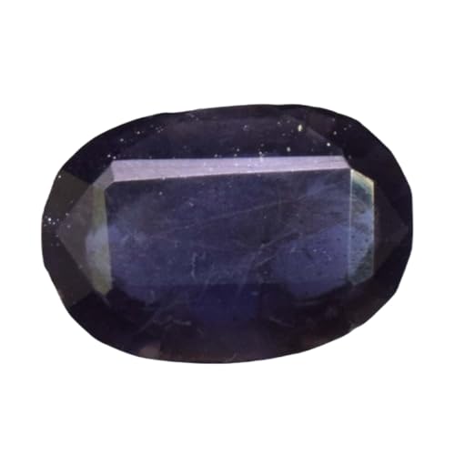 Iolite facettée haut de gamme, pierre précieuse ovale pour joaillerie fine