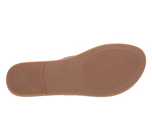 PARTY Comfortable Women Flip Flops Casual Basic Fashion Thong Sandal, SAMMY-1-BLACK-7.5