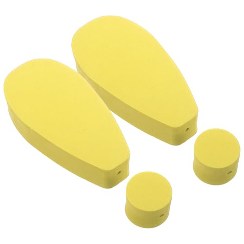Adornos para antena de coche: pack de 2 piezas amarillas de espuma para personalización exterior