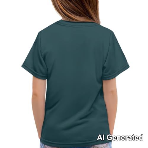 Image of Xhuibop Kids T Shirts for Boys Size 3-16 Girls Short Sleeve Sportswear Active Tops