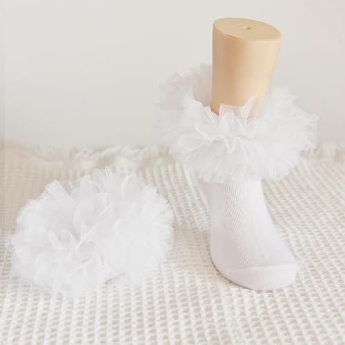 Girls socks and stockings fluffy frilly princess dress socks lace dance dress socks newborn/infant/toddler/girls4