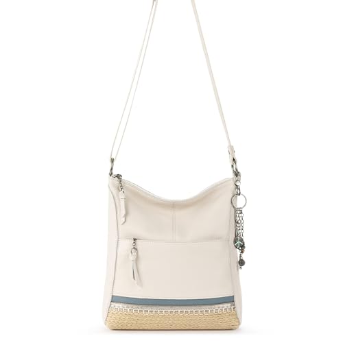 Image of The Sak Lucia Leather Crossbody Purse - Premium Leather Women's Handbag for Everyday & Travel - Cross Body Bag With Zipper