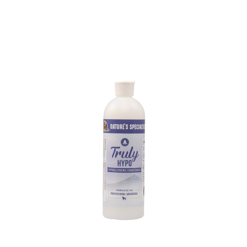 Nature's Specialties Truly Hypo Dog Conditioner - Gentle & Hypoallergenic Conditioner for Dogs - Gently Moisturises Skin & Softens Coat - Enriched with Aloe Vera & Jojoba Oil, 473ml
