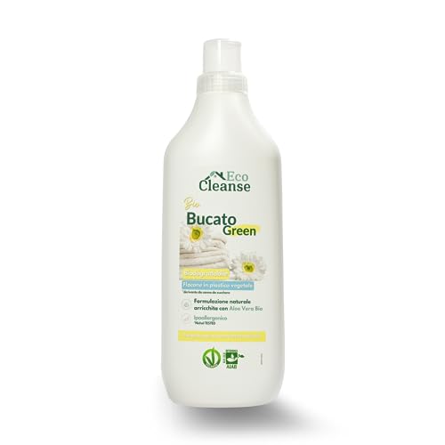EcoCleanse - Detersivo ecologico per il bucato con Aloe Bio – 1L