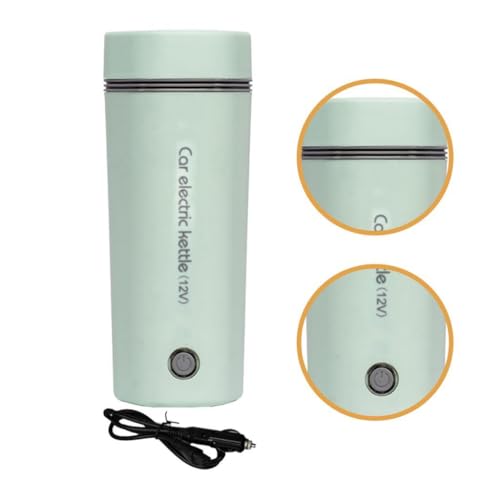 Taza eléctrica para auto 400ml, 12V color verde miniatura 2