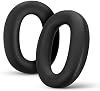 Repuestos de almohadillas para audífonos Sony WH-1000XM2 y MDR-1000X - Cojines suaves de cuero vegano para mayor comodidad, instalación fácil y rápida, por Brainwavz (Negro) 2