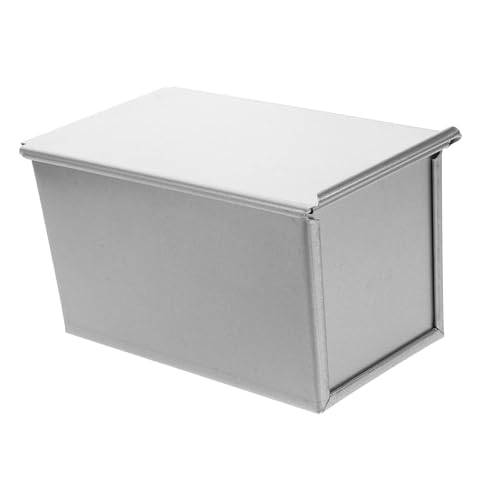 UKCOCO Non-Stick Bread Baking Tin Loaf Pan for Toast with Lid Cover - Rectangular Baking Tray for Perfect Loaves