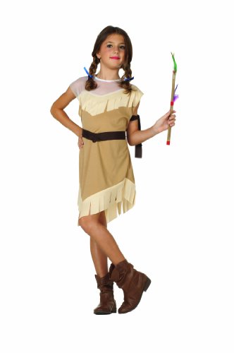 RG Costumes Native American Girl Costume, Brown, Small