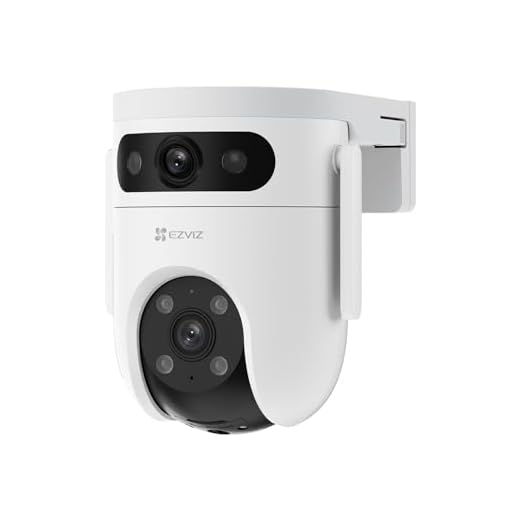 EZVIZ by Hikvision|H9C Dual-Lens(5MP+5MP) Pan & Tilt Wi-Fi Camera|Two-Way Talk|AI-Powered Human/Vehicle Detection|Active Defense with Siren and Strobe Light|Weatherproof Design|Upto 512GB Support